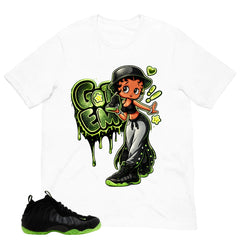 Got 'Em Lady Shirt - Match Air Foamposite One Black Volt