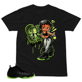 Got 'Em Lady Shirt - Match Air Foamposite One Black Volt