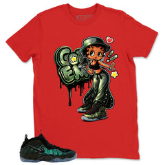 Got 'Em Lady Shirt - Match Air Foamposite Pro Pine Green