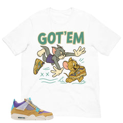 Got 'Em Mouse Shirt - Match Union LA x Air Jordan 4 Desert Moss
