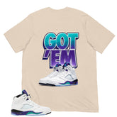Got 'Em Sneaker Shirt - Matching Air Jordan 5 Retro 'Grape' 2025