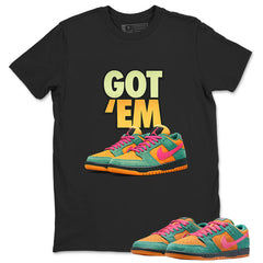 Got Em Sneaker Graphic Tee, Shirt to Match SB Dunk Green Noise, SB Dunk Green Noise Watermelon Unisex Shirt