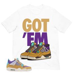Got 'Em Sneaker Shirt - Match Union LA x Air Jordan 4 Desert Moss