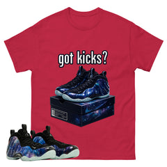 Got Kicks Graphic Tee, Shirt to Match Air Foamposite One Galaxy, Air Foamposite Unisex Black Shirt