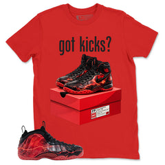 Got Kicks Graphic Tee, Shirt to Match Air Foamposite Stranger Things, Air Foamposite Unisex Blue Shirt