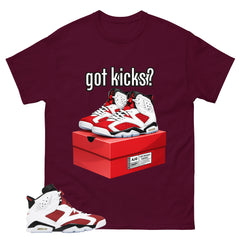 Got Kicks Shirt - Match White Air Jordan 6 Carmine