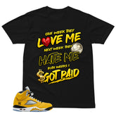 Graphic Tee to Matching T23 Tokyo 5s Got Paid Shirt