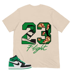 Graphic Tee 23 Flight Shirt - to Matching Air Jordan 1 Lucky Green | Zadago
