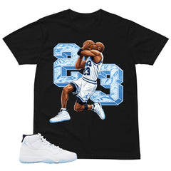 Graphic Tee 23 MJ Flight Shirt - to Matching Air Jordan 11 Legend Blue | Zadago