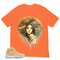 Graphic Tee Afro Queens Shirt - to Matching Air Jordan 11 H-Town | Zadago