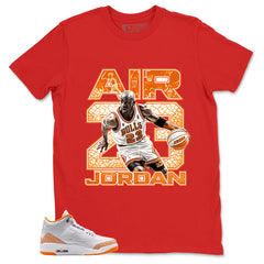 Graphic Tee Air Jordan 23 Shirt - to Matching Air Jordan 3 Orange Citrus | Zadago