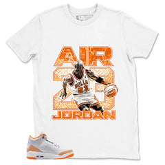 Graphic Tee Air Jordan 23 Shirt - to Matching Air Jordan 3 Orange Citrus | Zadago