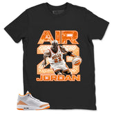 Graphic Tee Air Jordan 23 Shirt - to Matching Air Jordan 3 Orange Citrus | Zadago