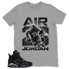 Graphic Tee Air Jordan 23 Shirt - to Matching Air Jordan 6 Cap and Gown | Zadago