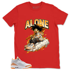 Graphic Tee Alone GK Shirt - to Matching Air Jordan 3 Orange Citrus | Zadago