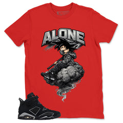Graphic Tee Alone Shirt - to Matching Air Jordan 6 Cap and Gown | Zadago