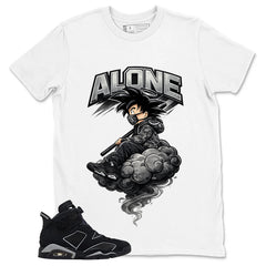 Graphic Tee Alone Shirt - to Matching Air Jordan 6 Cap and Gown | Zadago