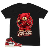 Graphic Tee Angry Bear Shirt - to Matching Air Jordan 1 Chicago Lost & Found | Zadago