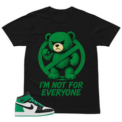 Graphic Tee Angry Bear Shirt - to Matching Air Jordan 1 Lucky Green | Zadago