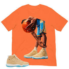Graphic Tee Baseball Play Shirt - to Matching Air Jordan 11 H-Town | Zadago