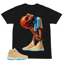 Graphic Tee Baseball Play Shirt - to Matching Air Jordan 11 H-Town | Zadago