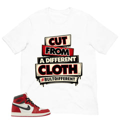 Graphic Tee Built Different Shirt - to Matching Air Jordan 1 Chicago Lost & Found | Zadago