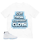 Graphic Tee Built Different Shirt - to Matching Air Jordan 11 Legend Blue | Zadago