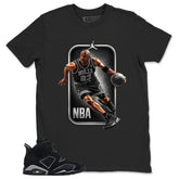 Graphic Tee Bull 23 MJ Shirt - to Matching Air Jordan 6 Cap and Gown | Zadago