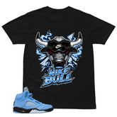 Graphic Tee Bull Shirt - to Matching Air Jordan 5 UNC | Zadago