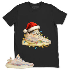 Graphic Tee Christmas Sneaker Light Shirt - to Matching Yeezy 350 V2 MX Oat | Zadago
