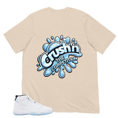 Graphic Tee Crush'n The Competition Shirt - to Matching Air Jordan 11 Legend Blue | Zadago