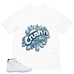 Graphic Tee Crush'n The Competition Shirt - to Matching Air Jordan 11 Legend Blue | Zadago