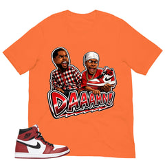 Graphic Tee Daaamn Sneaker Shirt - to Matching Air Jordan 1 Chicago | Zadago