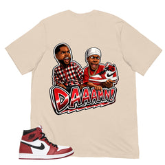 Graphic Tee Daaamn Sneaker Shirt - to Matching Air Jordan 1 Chicago | Zadago