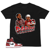 Graphic Tee Daaamn Sneaker Shirt - to Matching Air Jordan 1 Chicago | Zadago