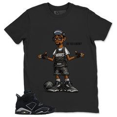 Graphic Tee Do You Know Shirt - to Matching Air Jordan 6 Cap and Gown | Zadago