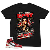 Graphic Tee Don't Call Me Baby | Matching Off-White x Air Jordan 1 Chicago | Zadago