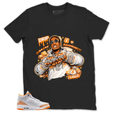 Graphic Tee Drip Gang Shirt - to Matching Air Jordan 3 Orange Citrus | Zadago