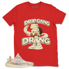 Graphic Tee Drip Gang Shirt - to Matching Yeezy 350 V2 MX Oat | Zadago