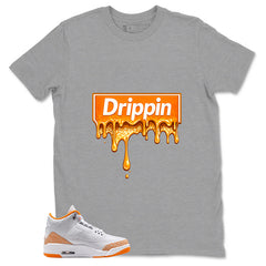 Graphic Tee Drippin Shirt - to Matching Air Jordan 3 Orange Citrus | Zadago