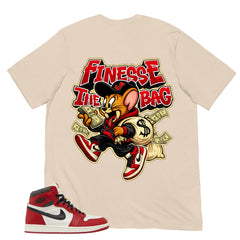 Graphic Tee Finesse The Bag Shirt - to Matching Air Jordan 1 Chicago Lost & Found | Zadago