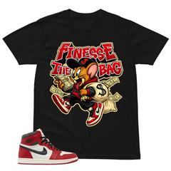 Graphic Tee Finesse The Bag Shirt - to Matching Air Jordan 1 Chicago Lost & Found | Zadago