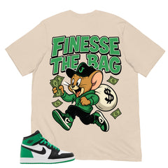 Graphic Tee Finesse The Bag Shirt - to Matching Air Jordan 1 Lucky Green | Zadago