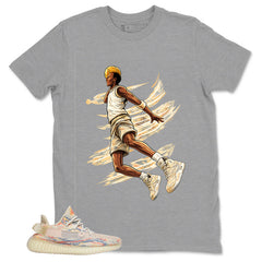 Graphic Tee Flight Legend Jump Shirt - to Matching Yeezy Boost 350 V2 MX Oat | Zadago