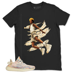 Graphic Tee Flight Legend Jump Shirt - to Matching Yeezy Boost 350 V2 MX Oat | Zadago