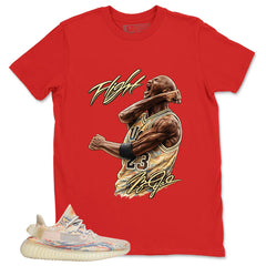 Graphic Tee Flight Legend MJ Shirt - to Matching Yeezy Boost 350 V2 MX Oat | Zadago