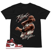 Graphic Tee Flight Legend Shirt - to Matching Air Jordan 1 Chicago | Zadago