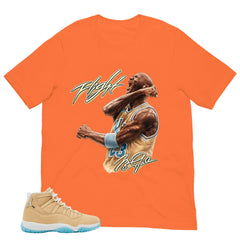 Graphic Tee Flight Legend Shirt - to Matching Air Jordan 11 H-Town | Zadago