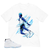 Graphic Tee Flight Legend Shirt - to Matching Air Jordan 11 Legend Blue | Zadago