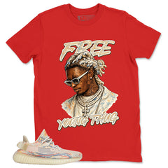 Graphic Tee Free Young Thug Shirt - to Matching Yeezy 350 V2 MX Oat | Zadago